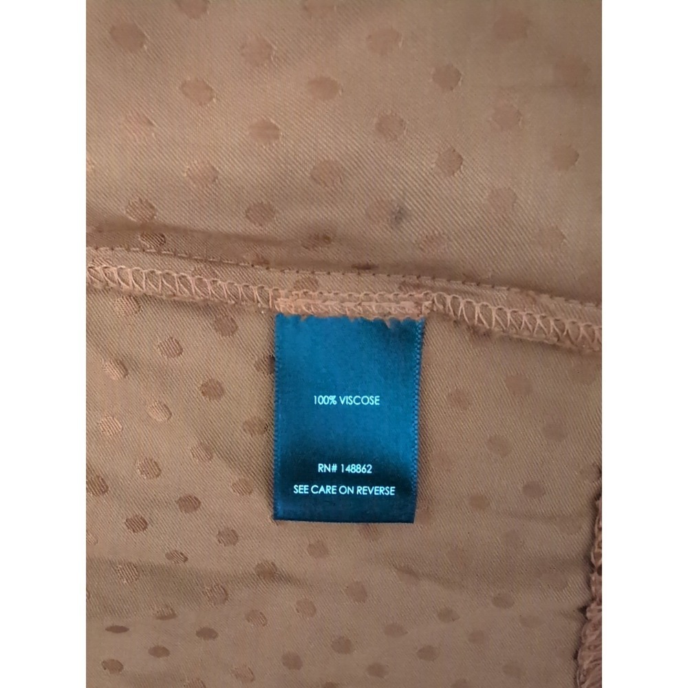 TORRID Copper Jacquard Belted Open Front Long Sleeves Trench Coat Size 0 12‎ NWT - Picture 8 of 9